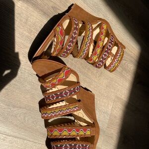 Jessica Simpson wedge open toe sandal